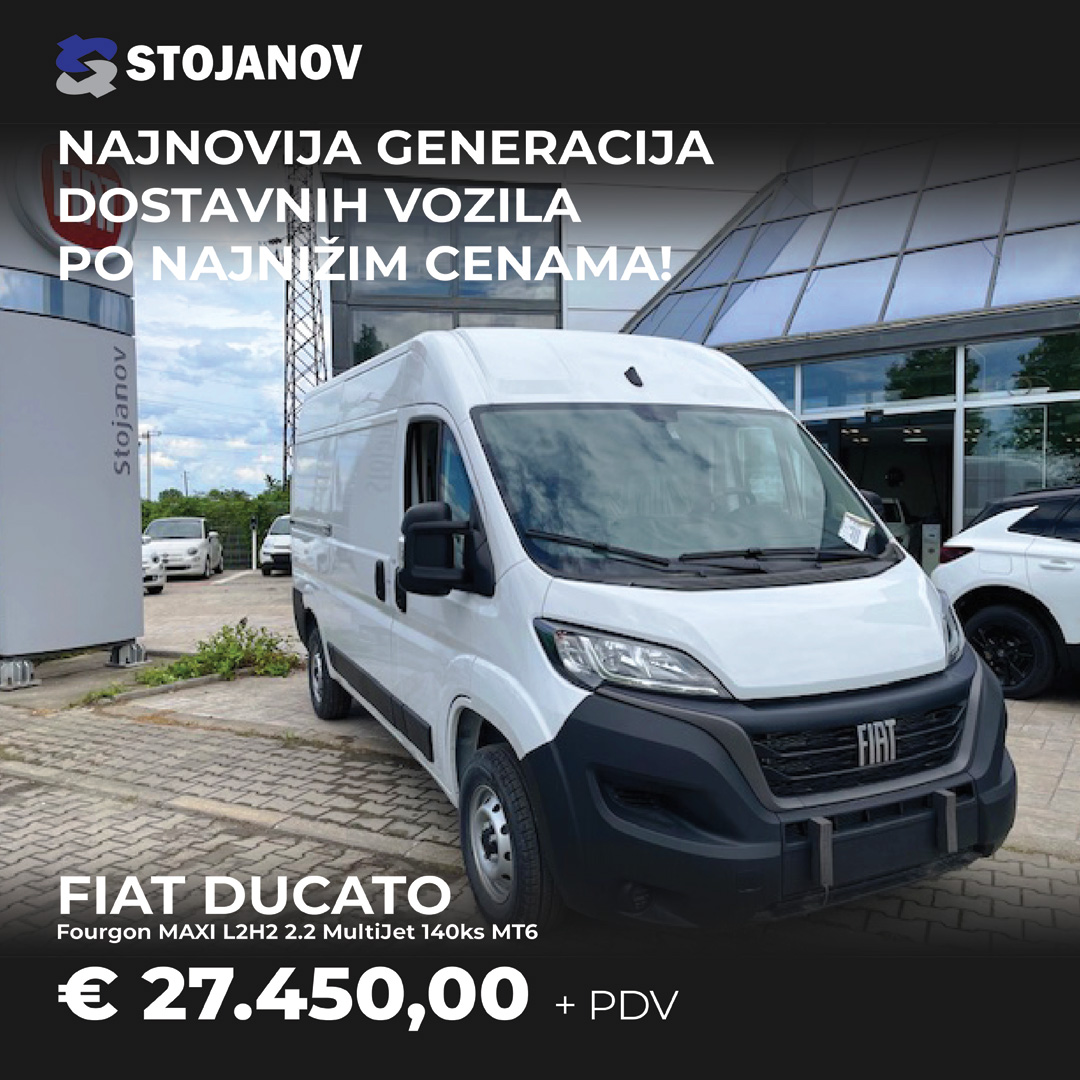 Fiat Ducato dostavna vozila po izuzetnim cenama