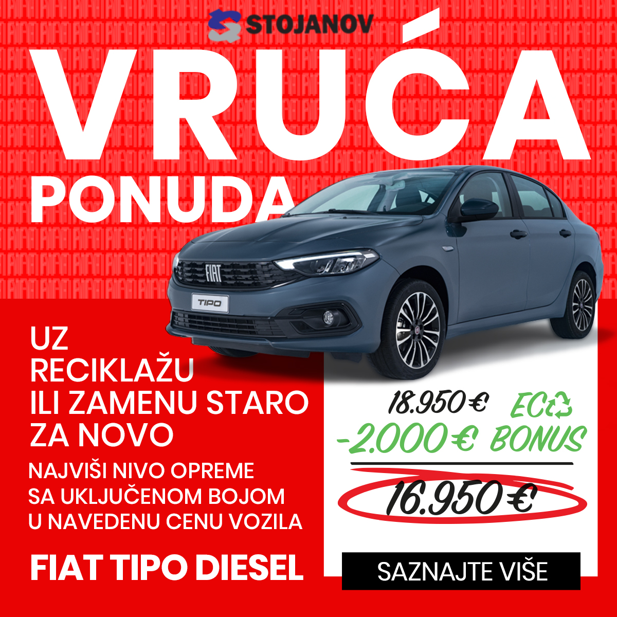 FIAT vruća ponuda