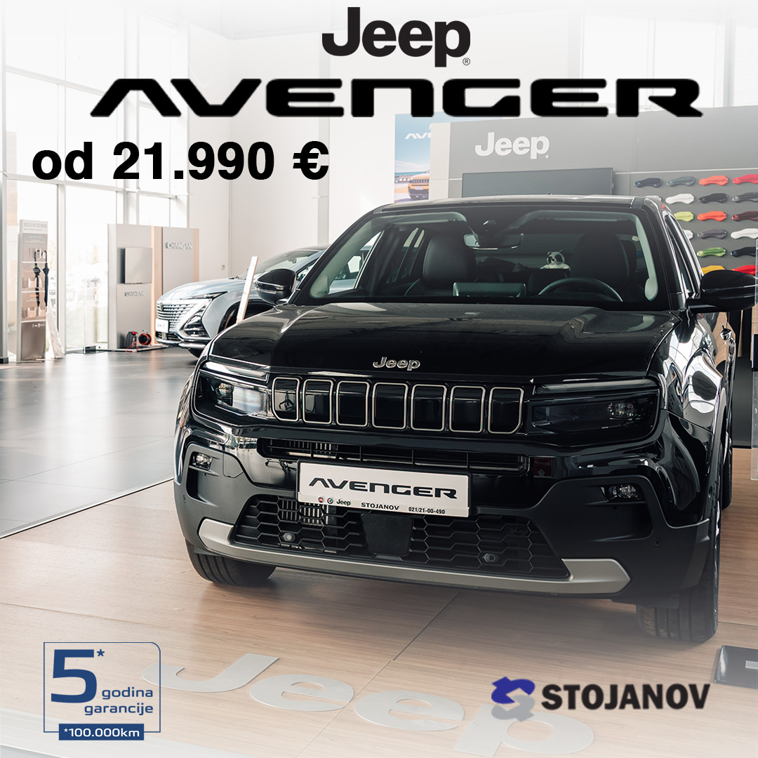 Jeep Avenger – zakažite test vožnju