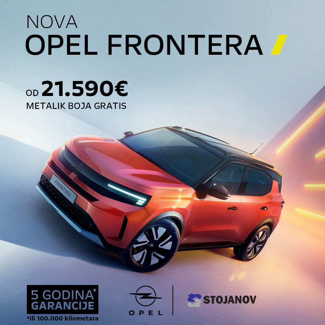 Nova Opel Frontera – odmah dostupna